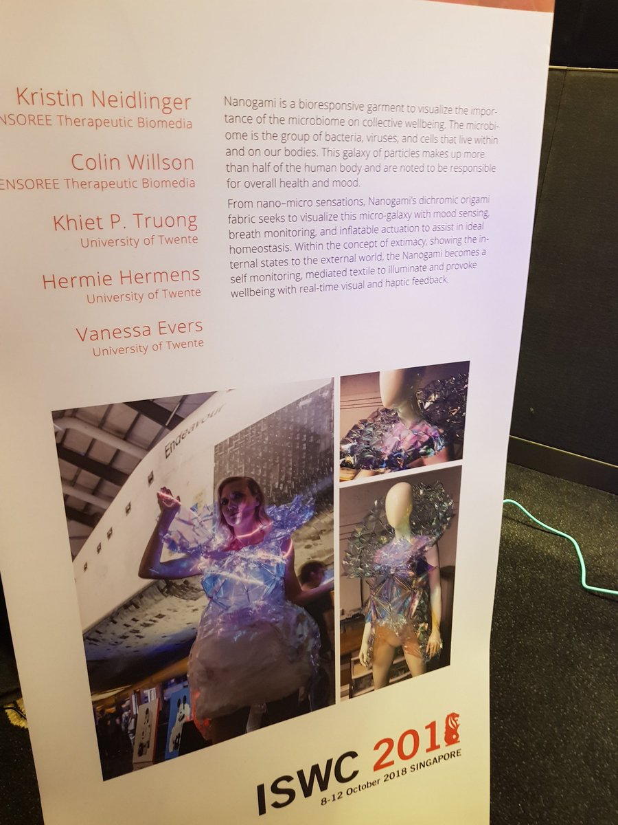 EimanKanjo's tweet image. A nice range of wearables at the #iswc18 #iswc design exhibition #wearables, #ubicomp , #ubicomp2018