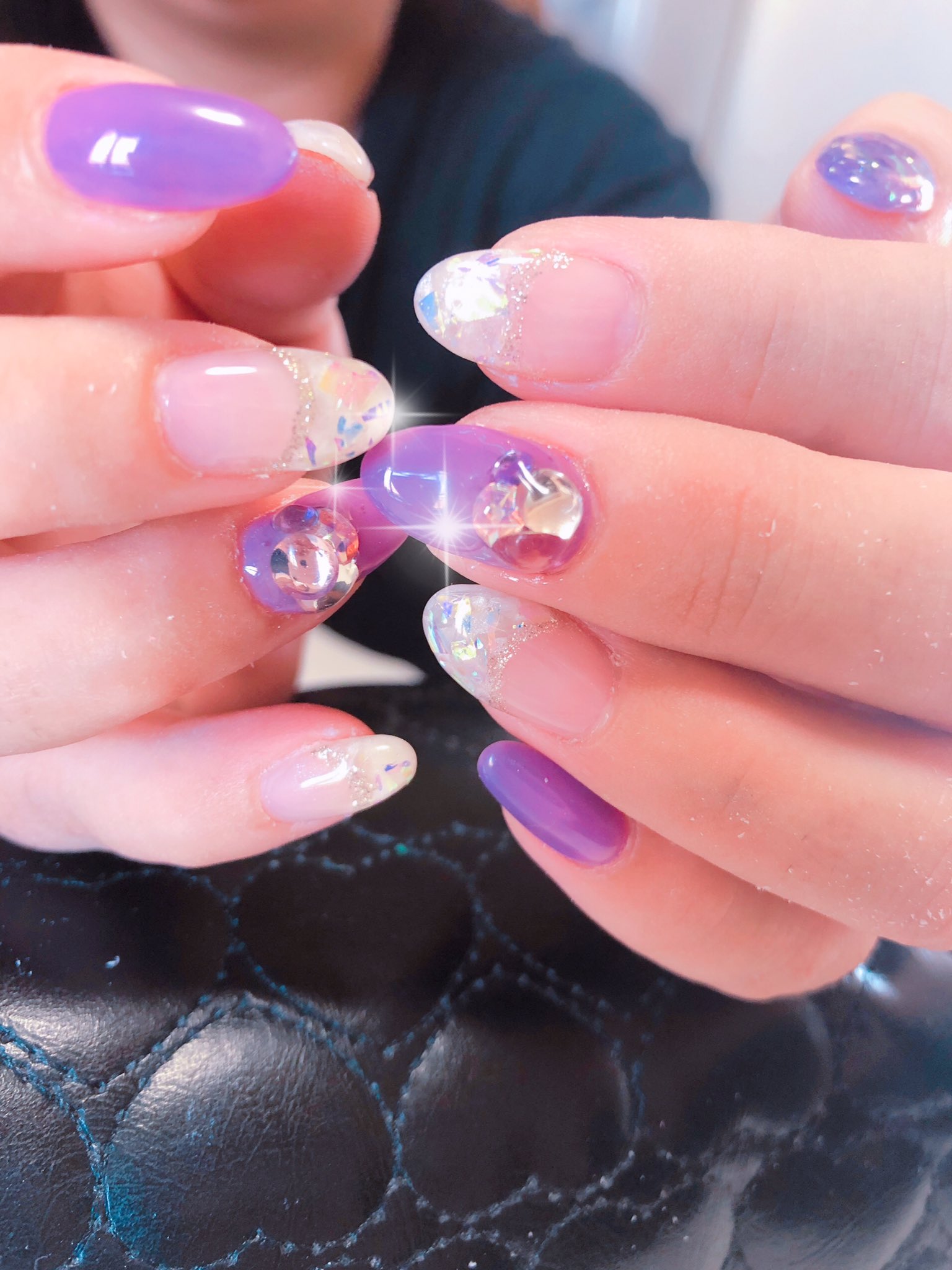 沖縄 出張 ネイル My Style 沖縄ネイル 沖縄出張ネイル ネイルデザイン 紫ネイル 白フレンチ ストーンネイル キラキラネイル パープルネイル ジェルネイル ネイルデザイン 沖縄ネイリスト お客様ネイル T Co Zuicgyovl5 Twitter