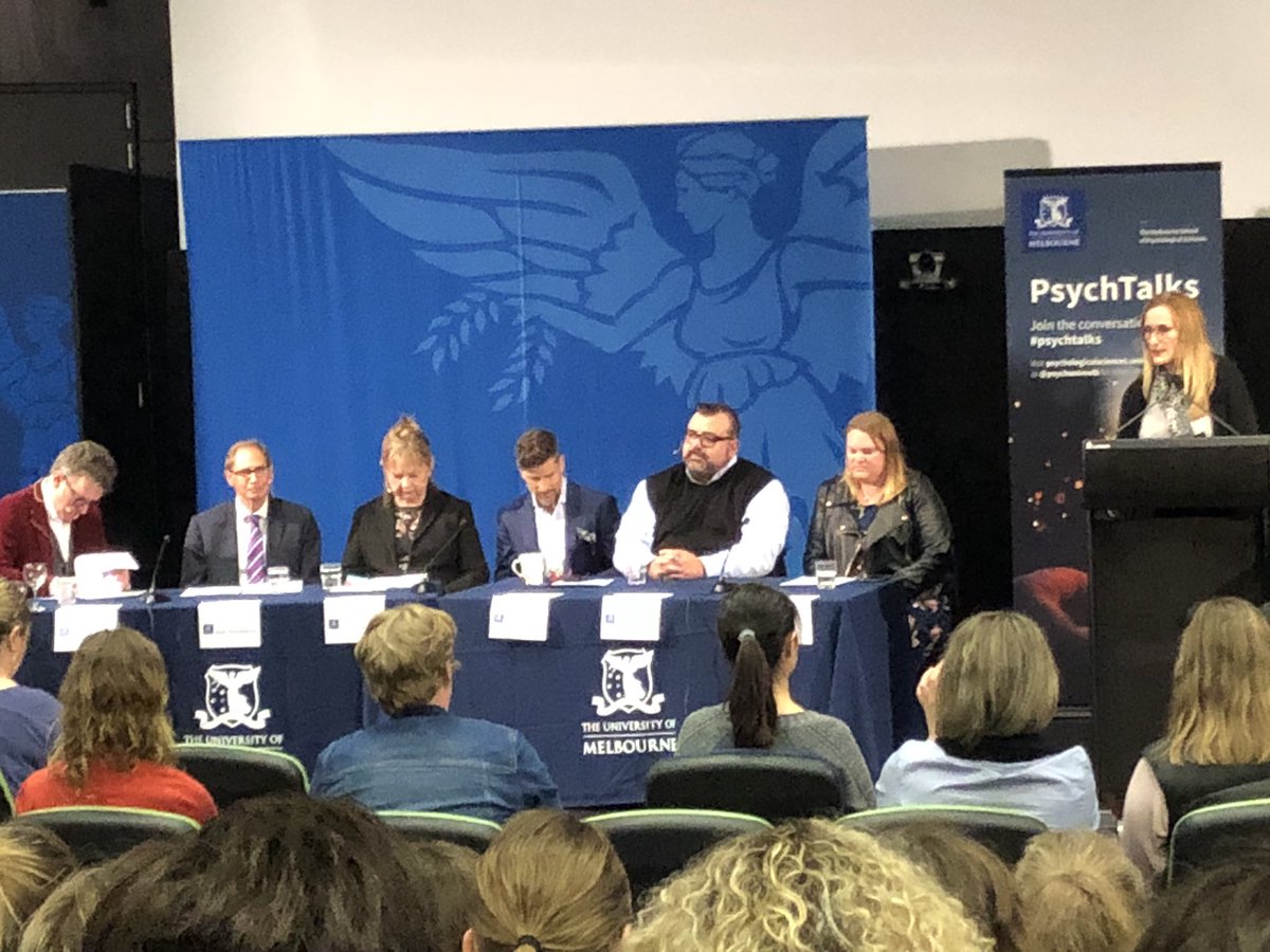 nevboard's tweet image. Professor Sarah Wilson welcomes us to Stamping out Stigma at Melbourne University- great initiative #patientsafety #psychtalks