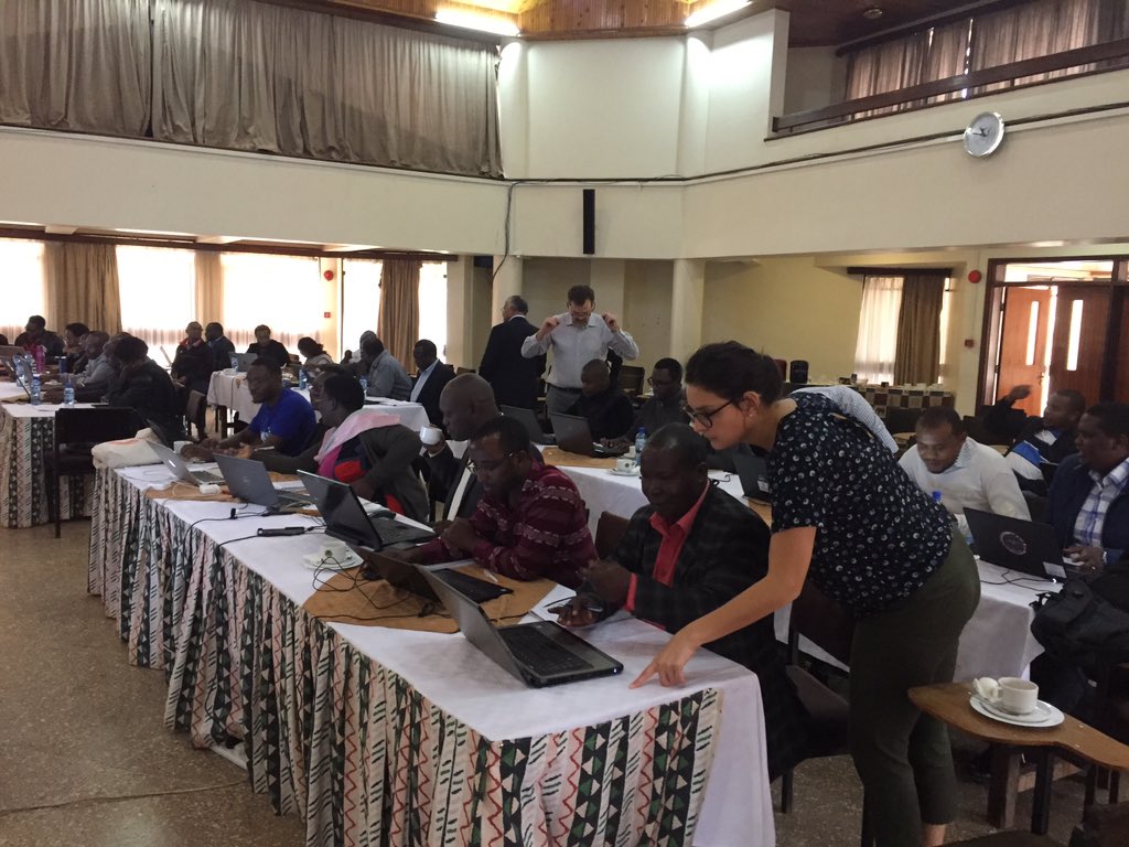 stewartcollis's tweet photo. @aWhere - World Bank training at the Kenya Agricultural Observatory within KALRO @kalromkulima https://t.co/93NHscvy4t