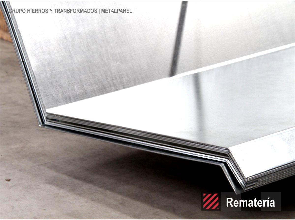 HyT_Metalpanel's tweet photo. ¿Conoces nuestra #remateria? Para que tu #proyecto consiga un acabado perfecto en @HyT_Metalpanel suministramos una amplia gama de piezas de #remate. Todas nuestras están en perfecta coordinación en #color y materiales sobre la chapa que se fabrica. https://t.co/YCcziW9IPE https://t.co/f3Ku35Ksww