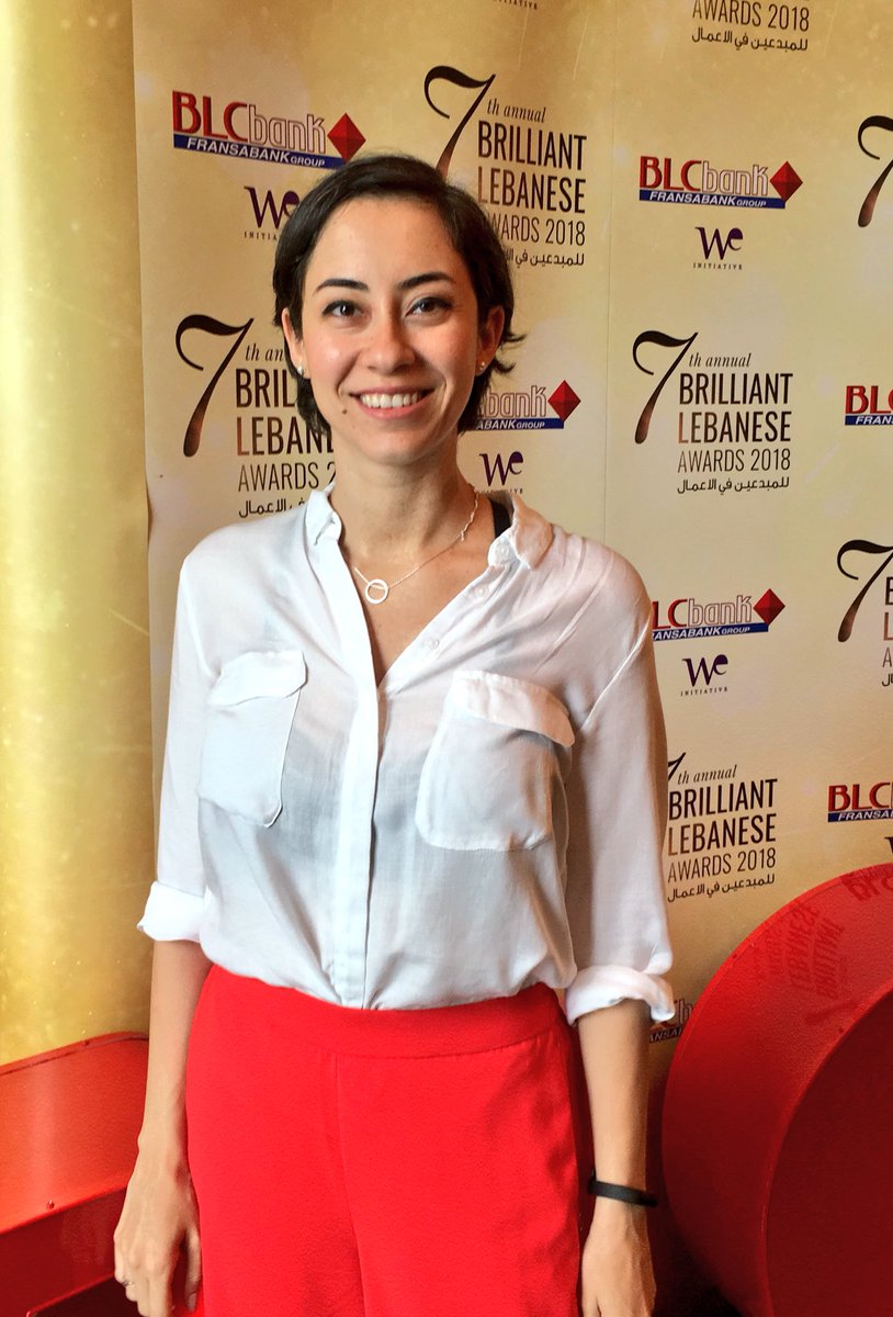 Next one out of deliberations is <a href="/MayaZankoul/">Maya Zankoul</a>: “At <a href="/wezank/">wezank</a>, we explain ideas with beautiful videos!” #WEOY #BLA2018