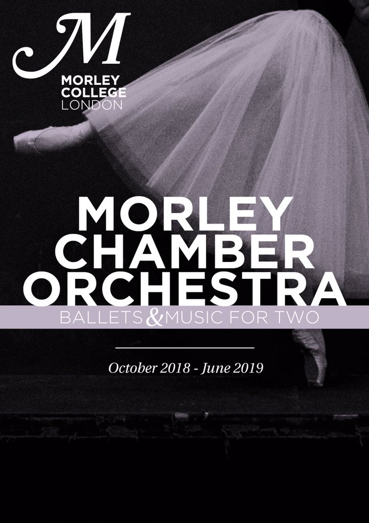 The Morley Chamber Orchestra Series is back for another year, with a five-concert programme featuring Mozart concertos, Stravinsky ballets and music for two. Join us on Thursday 18th October for the first concert of the series. Tickets £5: bit.ly/2IJsp9r #musicatmorley