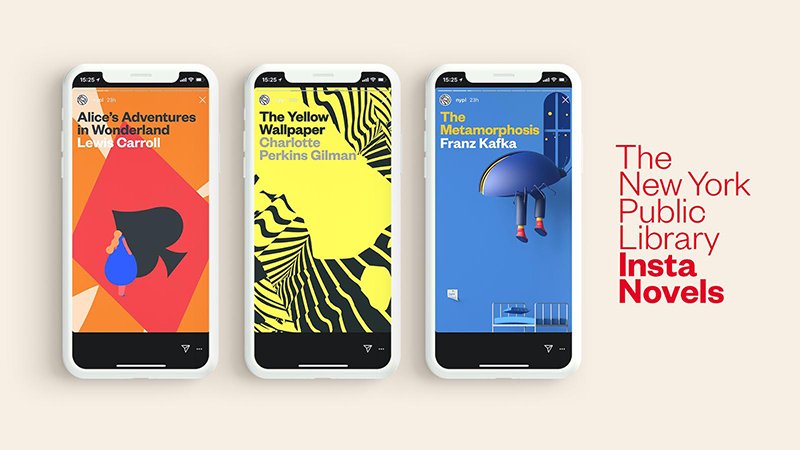 TICEditorial's tweet photo. La Biblioteca Pública de Nueva York @nypl se suma a Instagram Stories llevando clásicos de la literatura como ‘Insta Novels’ 
https://t.co/gvbVKEqt9o https://t.co/8D1rarKr4V