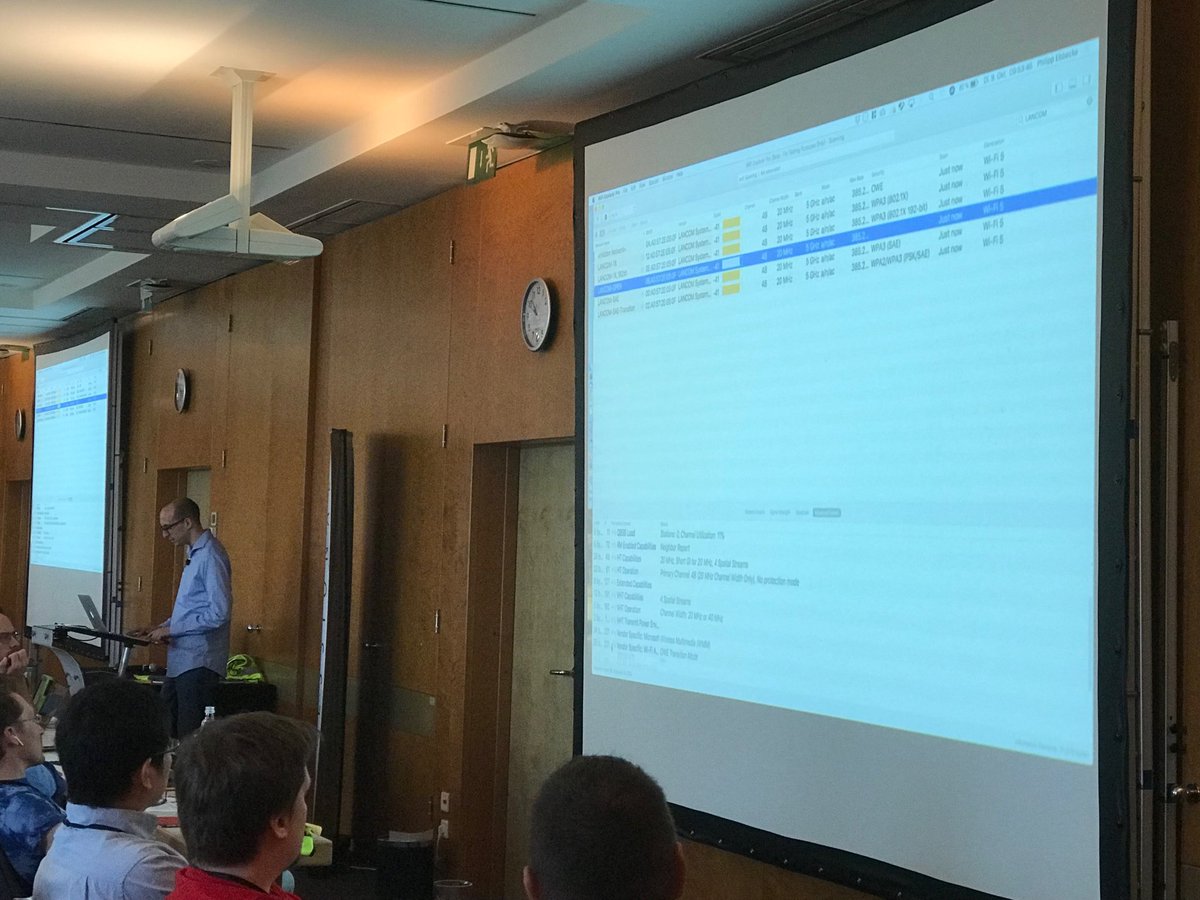 Ferney_Munoz's tweet image. ⁦@adriangranados⁩ #Wifiexplorer used in demo during keynote at #WLPC Prague
