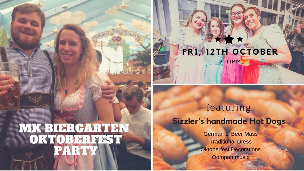 sizzlersstfood's tweet photo. Really looking forward to this on Friday night 🌭 We’ll have authentic handmade Bratwurst &amp; a selection of other sausages from 6-9pm so why not pop down @MKBiergarten &amp; get your German on ? 🍺 https://t.co/ozLm32fEeI