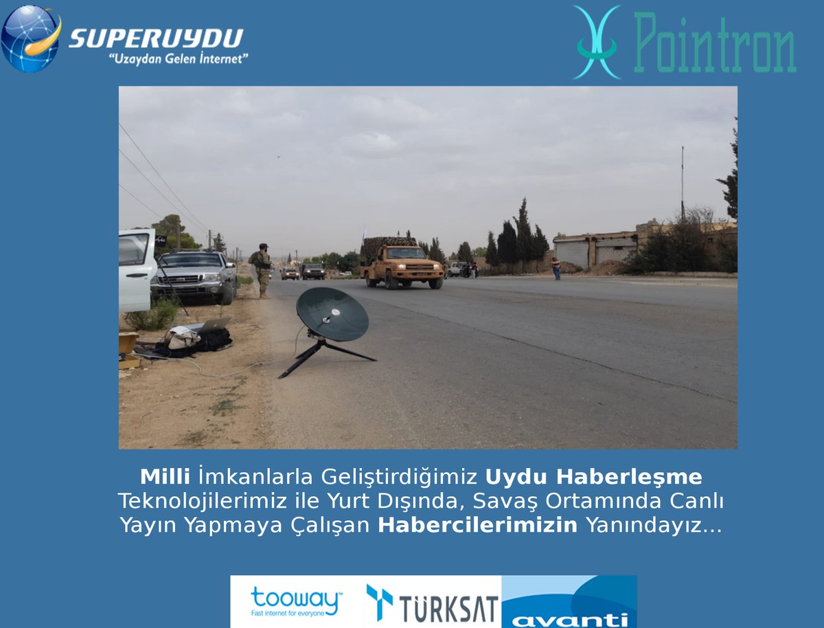 SuperUydu_'s tweet photo. #MilliTeknolojiHamlesi #satellite #Superuydu #telecommunications #tv #broadcasters #TÜRKSAT #Uydu #tooway #avanti #DHA #dha #AA #anadoluagency #aa_arabic #AnadoluAjansı #canlıyayın #iha #salı #SSB #İsmailDemir #UgurCoskun #Bites https://t.co/MKbDcQCIbu