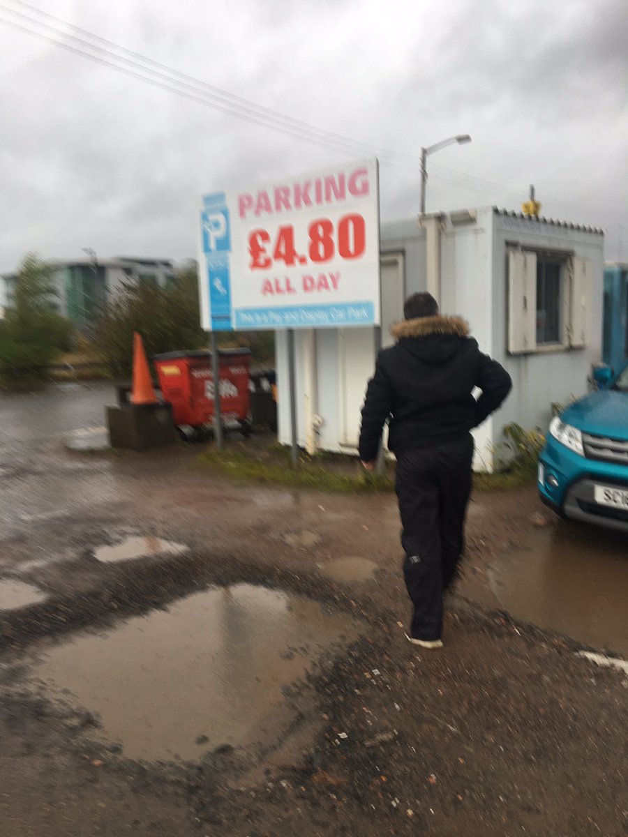 doctorcaldwell's tweet image. How can this company charge for this parking lot? #Cheapside #Glasgow