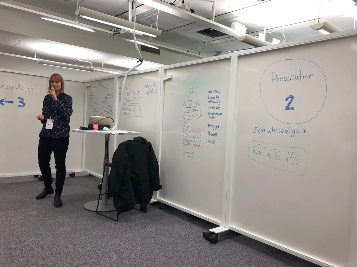 Sara Uhnoo, Gbg, om active learning som kursintro #rumförlärande