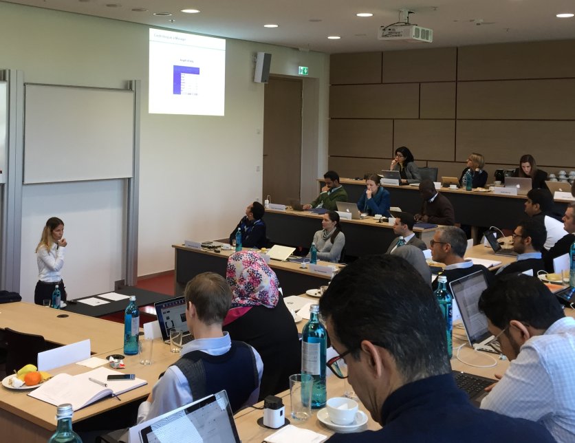 galia_alessi's tweet photo. The #fsihm at @FrankfurtSchool offers different opportunities to network with the higher management of the healthcare industry. Our MBA IHM Alumni Monique Bliesener (Business Director St. Elisabethen Hospital) talks about challenges and trends in Hospital Management in Germany https://t.co/fN1nWZpnSL