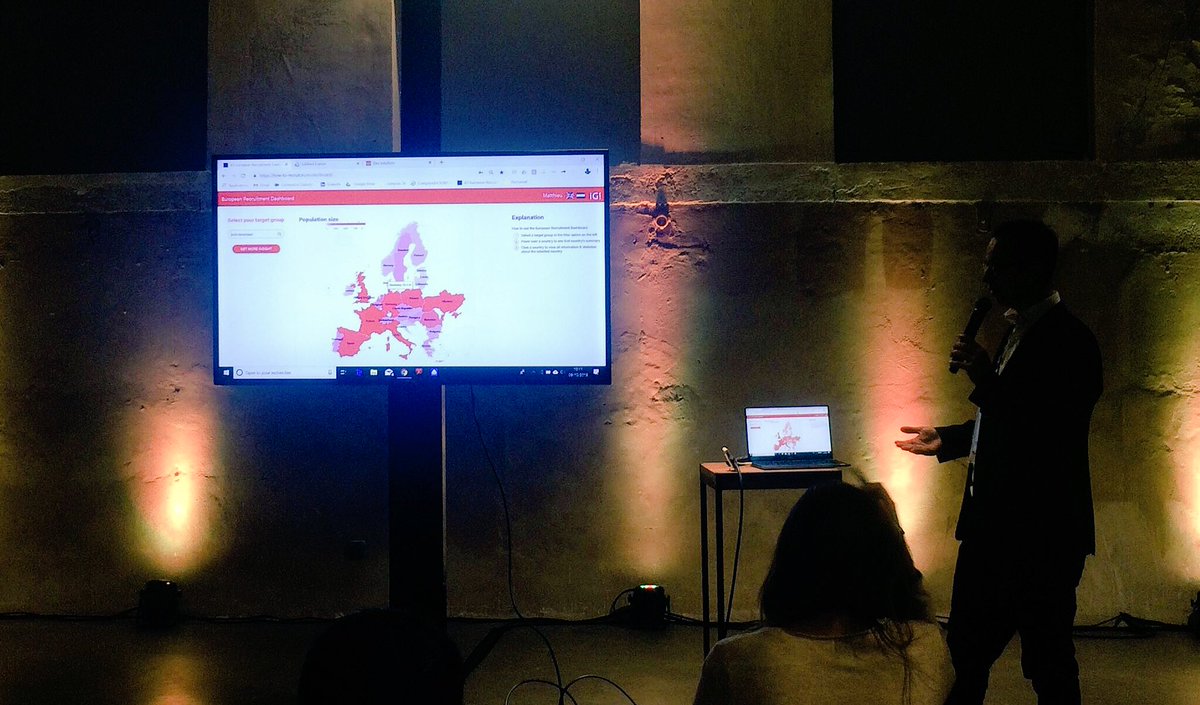 poleemploi_IO's tweet image. #rmsconf demo de la plateforme #TextKernel qui repose sur des API pour de la #dataviz #emploi &amp;gt; objectif : mieux connaître les talents ! #european recruitment Dashboard