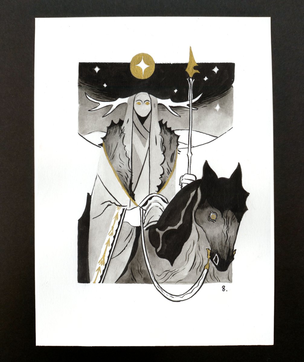 Day 8 - Oromë, Huntsman of the Valar
Day 9 - Túrin Turambar, cursed prince of Dor-lómin
#Inktober #Inktober2018 #tolkientober 