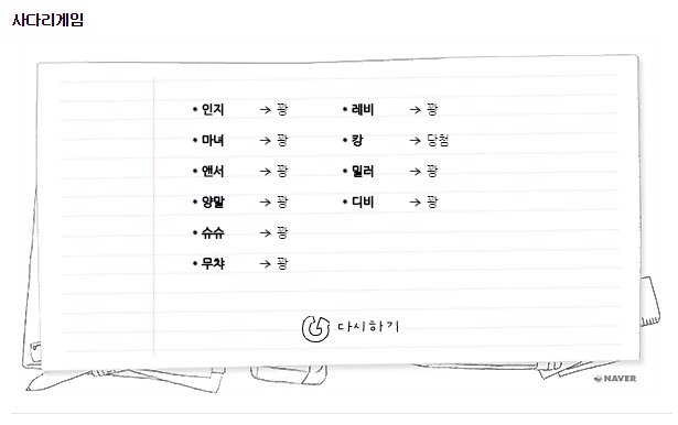 후기 이벤트 뽑기를 내일 오전중에 하려고 했으나 주최 사정으로 오늘 하게 되었습니다. 네이버사다리게임을 이용했으며 당첨자는 캉(<a href="/kang_kang20/">การุณ ตั้งเจริญ</a>)님 입니다. 감사합니다.