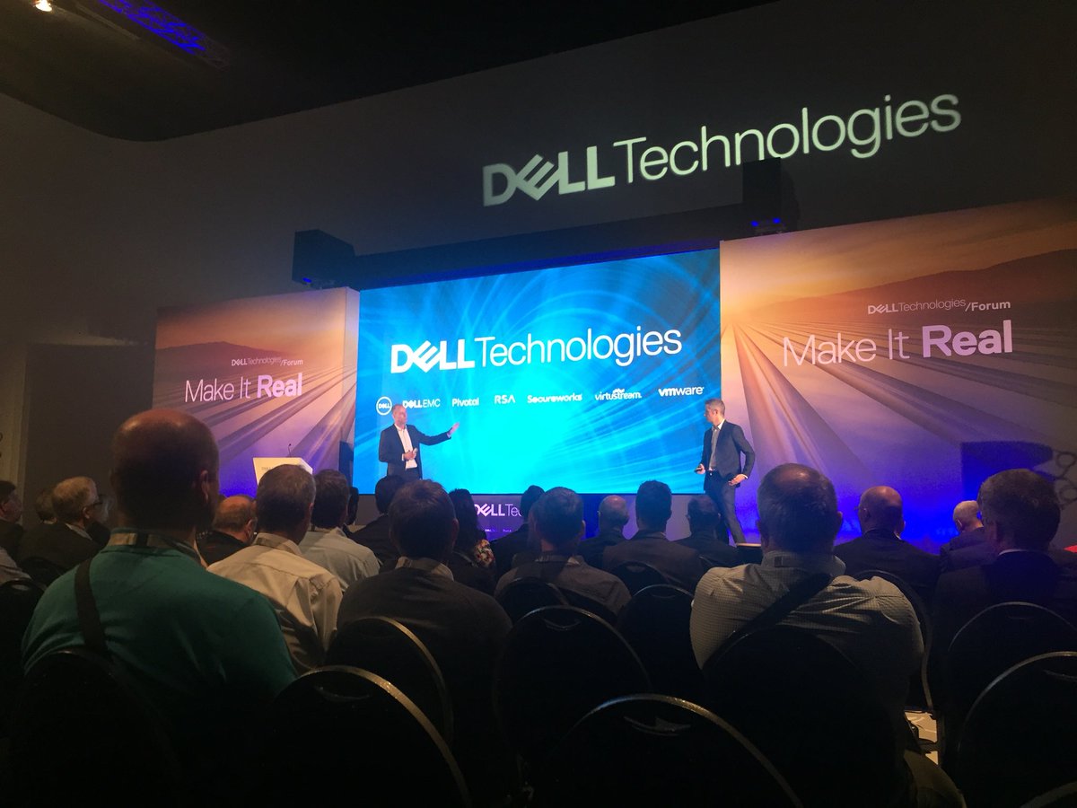 nerdtranslator's tweet image. Kann man nicht oft genug erwähnen. Wer sind wir #dell + #dellemc + #pivotal + #rsa + #virtustream + #secureworks = #delltechnologies heute auf dem #DellTechForum in München