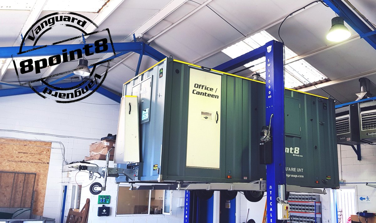 8point8 Vanguard's Mobile Welfare Units has recently had a full service in the Vanguard Vehicle Solutions workshop. We fully service and maintain all our units and vehicles here on site. We have a range of services all of which can be viewed on our website 8point8vanguard.com