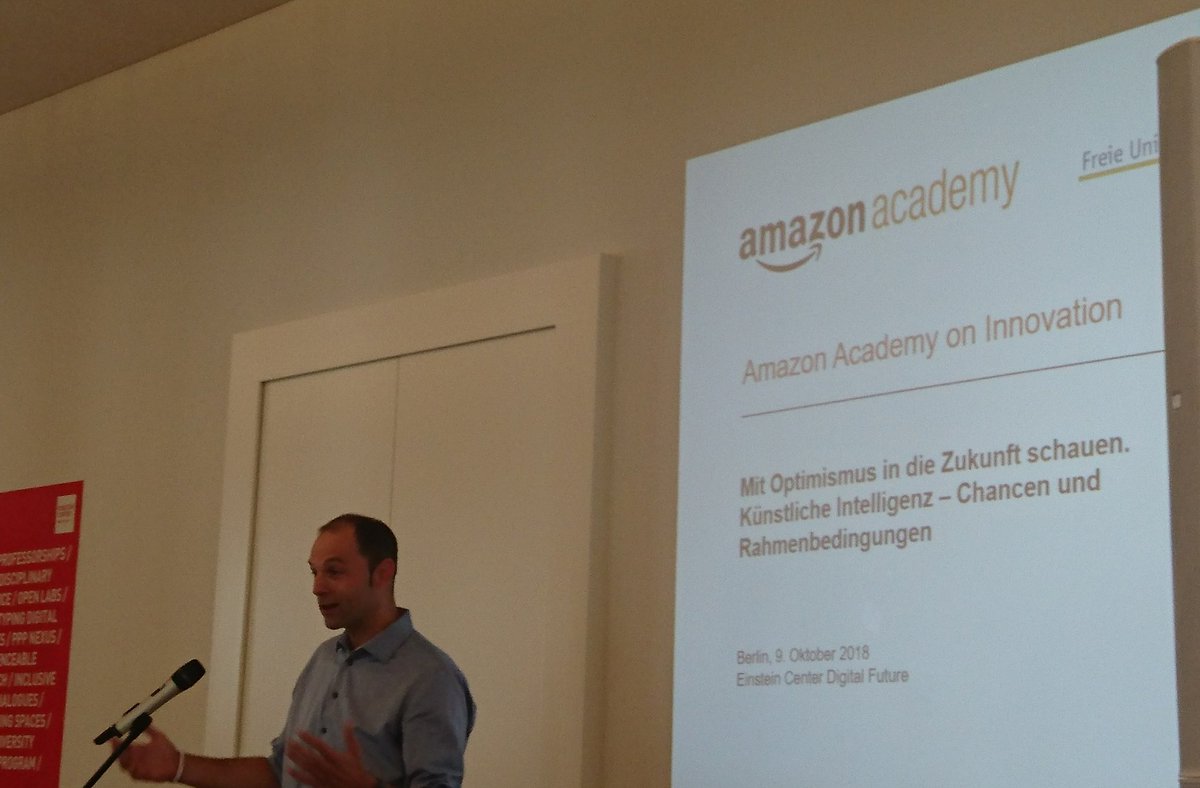 Dr. Isabella Hermann (@hermannbella) on Twitter photo #KlausSiebenhaar <a href="/FU_Berlin/">Freie Universität</a> und <a href="/rherbrich/">Ralf Herbrich</a> eröffnen die #AmazonAcademyAI mit spannendem Event und Rednern! Bin gespannt! <a href="/AmazonNewsDE/">Amazon News DE</a> #KI #KuenstlicheIntelligenz #KlausSiebenhaar <a href="/FU_Berlin/">Freie Universität</a> und <a href="/rherbrich/">Ralf Herbrich</a> eröffnen die #AmazonAcademyAI mit spannendem Event und Rednern! Bin gespannt! <a href="/AmazonNewsDE/">Amazon News DE</a> #KI #KuenstlicheIntelligenz