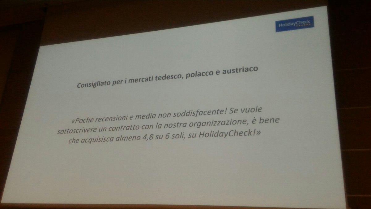 francesca__bert's tweet photo. Un requisito fondamentale per chi punta al mercato tedesco, polacco e austriaco #HospitalityDay #Rimini https://t.co/NoTM2bGE7p