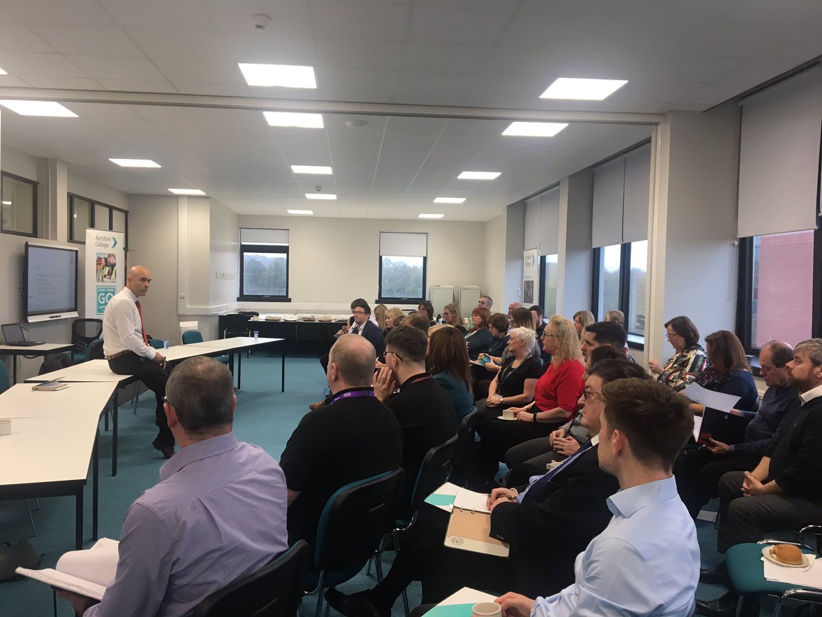 DYWAyrshire's tweet photo. Great turnout at the Skills For Business event this morning @AyrshireColl #SFB2018 https://t.co/39T1BOmC6a