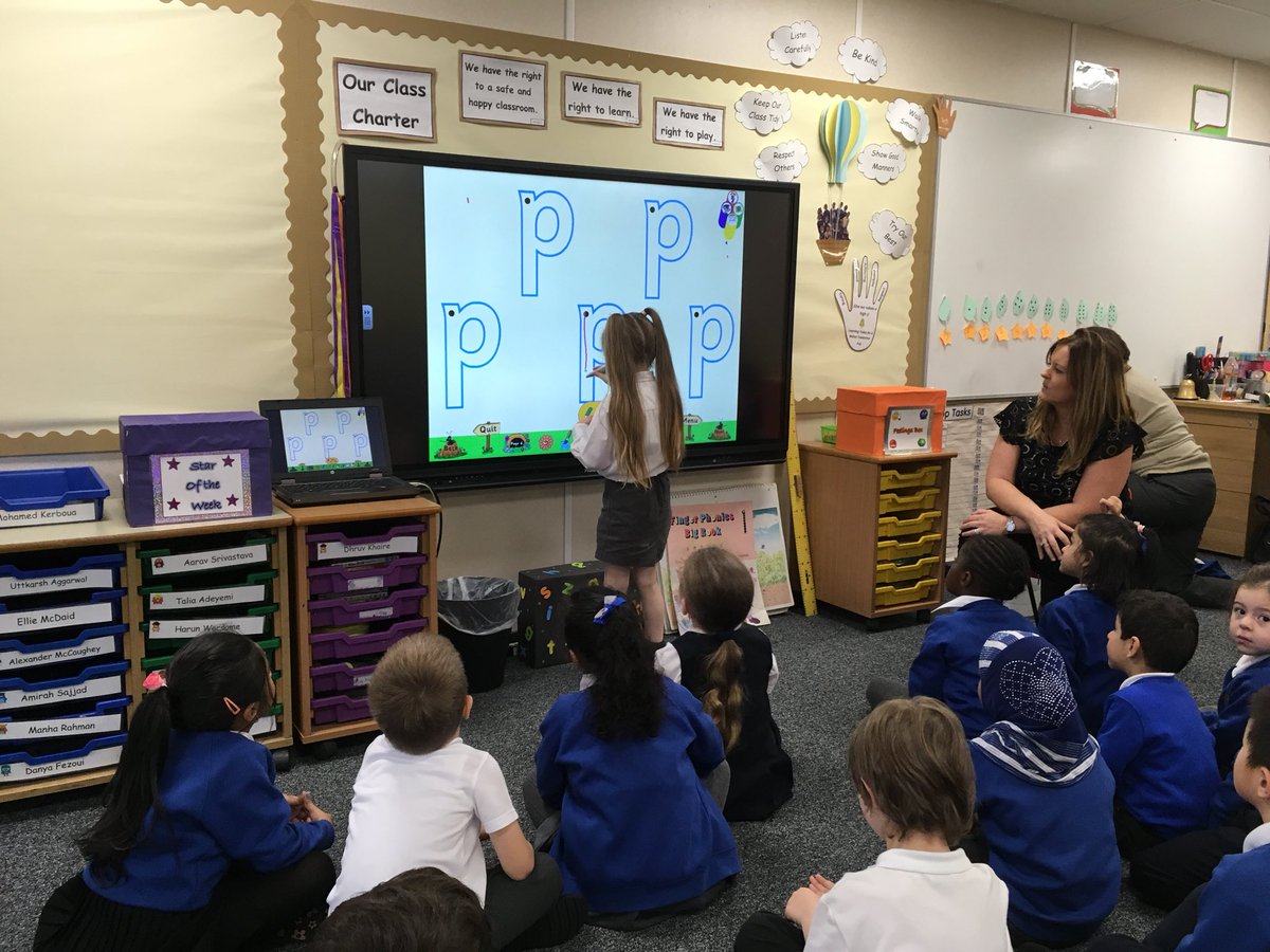 BlackfriarsP's tweet photo. P1R are learning how to rainbow write the letter P #learningtodayforabettertomorrow https://t.co/OOH93fdmTK