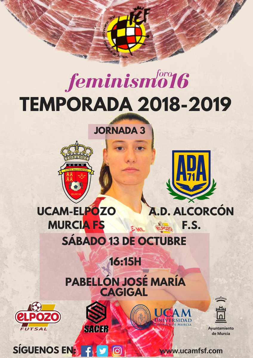 PRIMERA DIVISIÓN | Este finde jugamos en casa
📆 13 de octubre
⏰ 16:15
🏟 P. M. José María Cagigal
🆚 <a href="/ADAlcorconFSF/">A.D. Alcorcón F.S.F.</a>