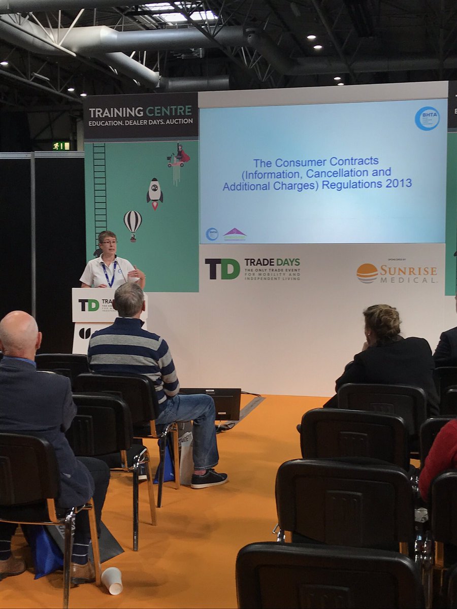 <a href="/tradedaysuk/">Trade Days</a> Day 1:
Director of Governance &amp; Policy, Sarah Lepak giving a speech on If you reach a stalemate on a consumer complaint. #TD18