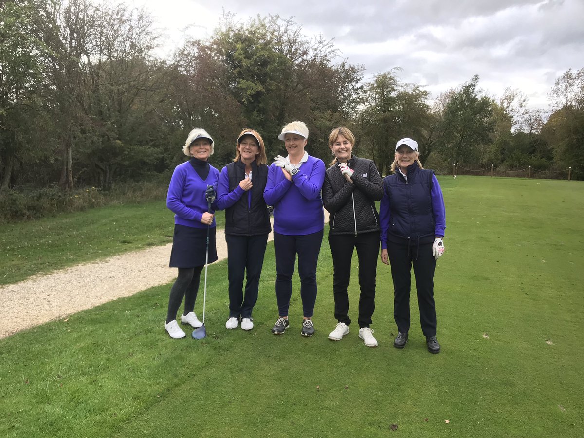 AlisonRoot1's tweet photo. Great day @LindrickGC yesterday for @WomenandGolfMag event. I tried to contribute to team scores on the 18th! #golf #fizzandfun ๐๏ธโโ๏ธโณ๏ธ๐ https://t.co/QgjCdeYZIV