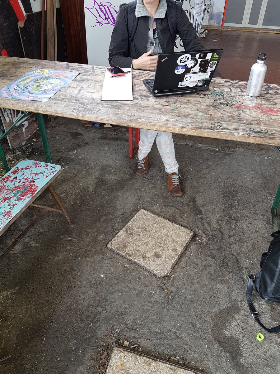 EclecticTech's tweet image. Info desk is open, ready to welcome participants. Who is coming to join us?