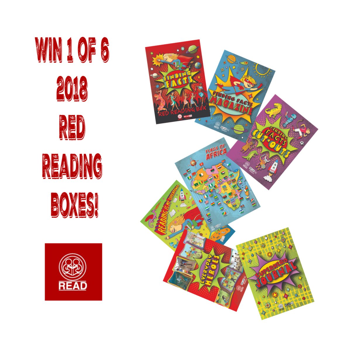 READEduTrust's tweet photo. #Competition time! Win 1 of 6 #2018RedReadingBoxes! #Follow us, #Like this post, #Retweet it and #Tag your friends! Competition closes midnight 31 October 2018. Visit our Read Online Shop to view this Red Reading Box, and a host of others! https://t.co/LSq0W3h85M #RedReadingBox https://t.co/bdunaAZksW