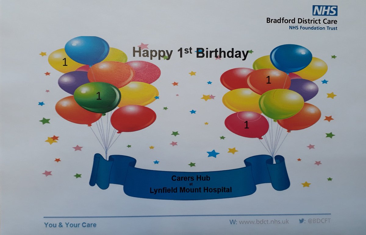 Celebrating 1 year of <a href="/CarerHub/">CarerHub</a> support in the Visitor Centre at LMH.  All carers welcome today between 11am-3pm. Drop in and join us for a cuppa.