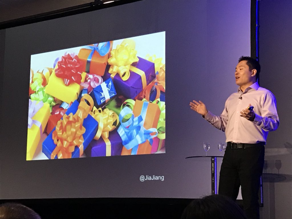 Jia Jiang starts his keynote on rejection in the ScrumMaster/teams track.  #sglon18