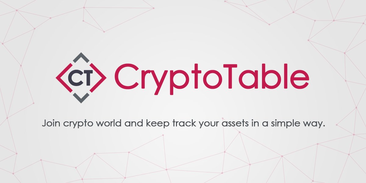 Crypto_table's tweet photo. The Potential of CryptoTable | Press release about us
https://t.co/ckabfnEdVp
#cryptotable #cryptoexchange #cryptonews #news #investing #trading #cryptocurrency https://t.co/XskLsXavoP