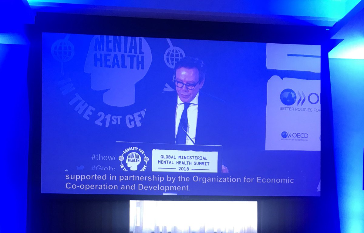 Tim Kendall opens the inaugural Global Ministerial Mental Health Summit #GlobalMHSummit
