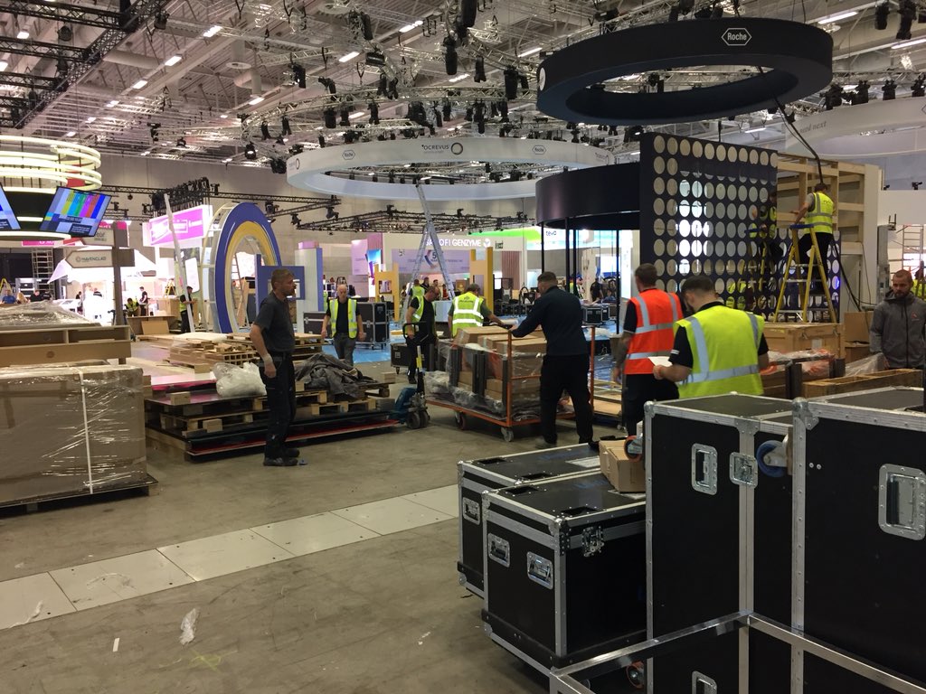 ECTRIMS's tweet photo. It may not yet look like this, but YES - #ECTRIMS2018 starts in less than 24 hours! Safe travels everyone, we look forward to welcoming you. https://t.co/dBIR6wGyml