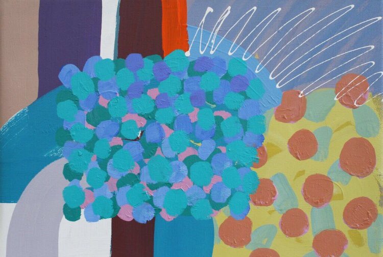 TessaPearsonArt's tweet photo. Beautifully framed in grey this small #abstract on linen available #Battersea @AAFLondon Stand C6 Oct 18-21 #painting #contemporaryart #modernart #abstractart #colour #artforinteriors #TessaPearson https://t.co/m7Tyi4ZwKm
