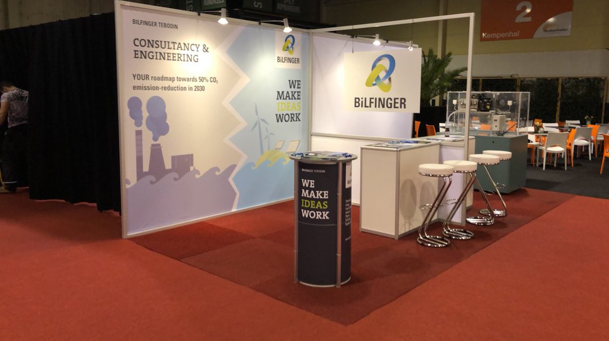 The Industrial Heat &amp; Power trade fair has started! Visit our stand, B051 in hall 2 between 9-11 October. We will daily give two lectures about the subject of CO2 capture and utilization of residual heat. Take a look at the full programme here: bit.ly/2NuX9fe