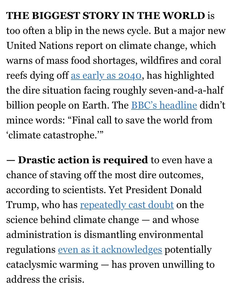 Michael Calderone on Twitter "The biggest story in the world is too often a blip in the news