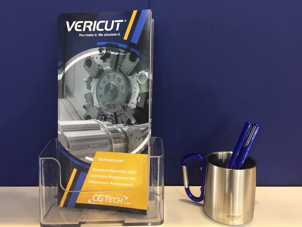 CGTech_Italia's tweet image. Padiglione 13 Stand A34 @31BIMU Da oggi fino a sabato 13. Vi aspettiamo!!! #VERICUT #CGTech #CNCSimulation