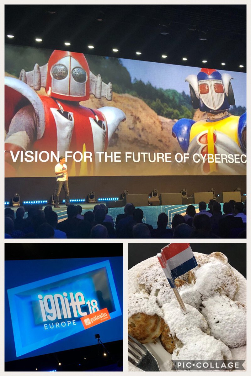 DennisSuess's tweet photo. Palo Alto Ignite Europe 2018 session with @nirzuk - @k3r3n3 and team of @NetworkersAG - great event!! #igniteyoursecurity https://t.co/CqX8cENblo