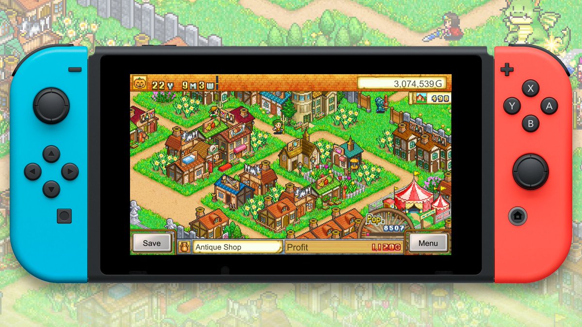 カイロソフト Kairosoft เวอร ช น Nintendo Switch มาแล ว แถมย งรองร บภาษาไทยอ กด วยล ะ ไปลองเล นก นได เลย サワディカー Nintendo Web Site T Co 3vziqsz3cq Switch版カイロゲームは英語 中国語 韓国語 タイ語に言語変更可能だよ