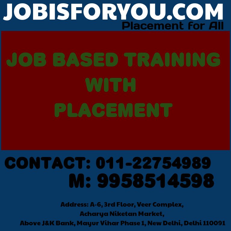 JobIsForMaithil's tweet image. #Madhubani Graduates
JOBISFORYOU.COM
Call- 011-22754989