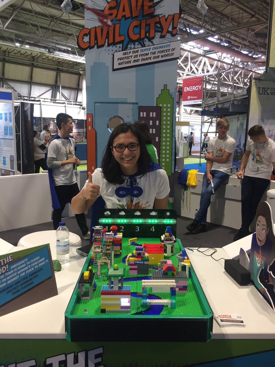 RuthScanlan14's tweet photo. At the NEC today with the ICE. Hopefully I’ll encourage some young people to consider engineering #future #icesuperheroes #YoE #engineering @MottMacLife @Engenius_ICE @ICE_engineers https://t.co/JueIr64dsq