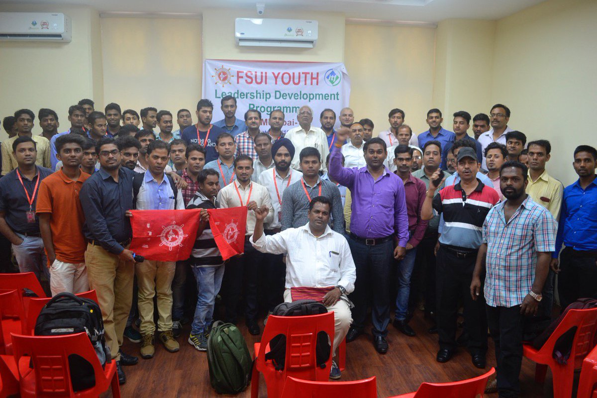 #FSUI Youth leadership development programs with #Seafarers. participation of seafarers was on higher side. YOUTH IS FUTURE PREPARATION FOR FIGHT FOR OUR RIGHTS 
#YouthLeadership #ITFYouth #ITFSeafarers #WeAreITF #WelbeingSeafarers #FSUIIndia