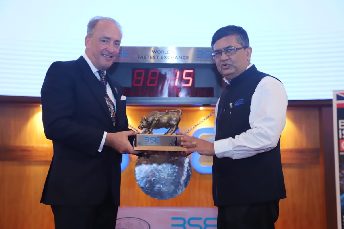 citylordmayor's tweet photo. More shots of my visit to @BSEIndia this morning with my delegation. Had a constructive meeting with CEO @ashishchauhan and Chairman Sethurathnam Ravi. https://t.co/7BrkoWuTfX