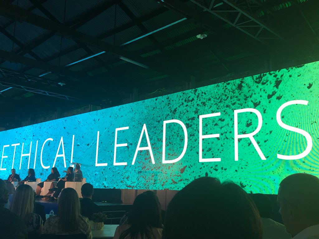 On the panel talking about More Ethical Leadership are <a href="/ThuliMadonsela3/">Prof Thuli Madonsela #KindnessBuilds</a> <a href="/LindiMazibuko/">Lindiwe Mazibuko</a> @OliviaMuiru and <a href="/IrajAbedian/">Iraj Abedian</a> #MoreGrowth2018