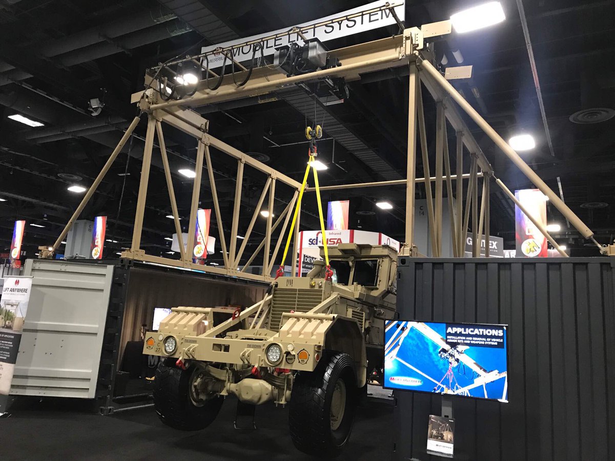 MariaRosberg1's tweet image. #AUSA18 #mobileliftsystem #husky Booth nr 4031 Go see the system live! @MatthewsECLIPS @thinkdefence @TheRLCThinkers @InsideLogistics