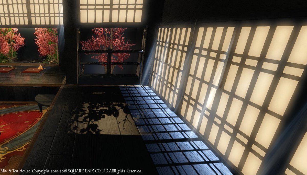 みうぶらう ぐんぐにる みうてんハウス シロガネ お狐御殿 不本意ながら No3 No2に載せるはずだった のss載せ忘れましたー 影絵のように作った葉影も見て下さい ﾉd ｼｸｼｸ ｵﾏｹｵﾏｹ 3枚目が載せ忘れた人です Ff14ハウジング T