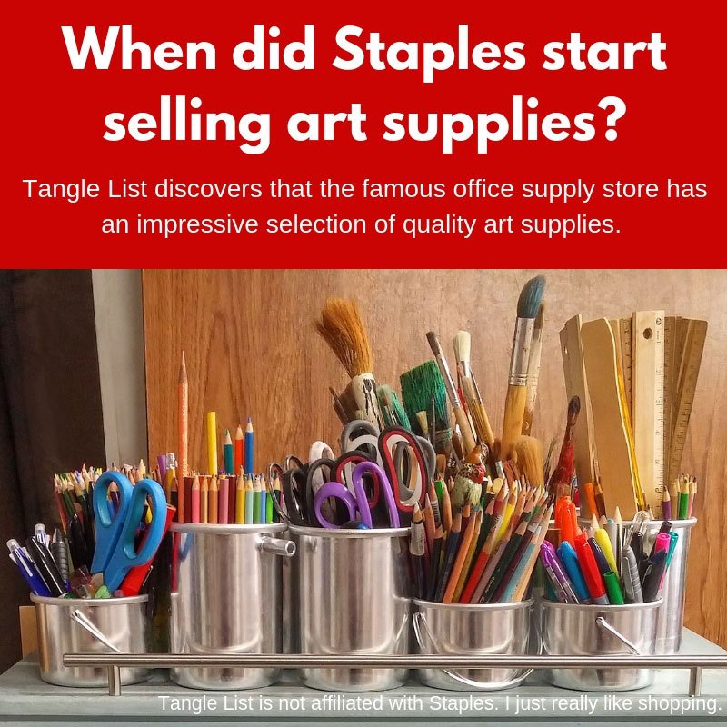 TangleList's tweet image. Staples: The New Art Supply Store tanglelist.com/staples-the-ne…
