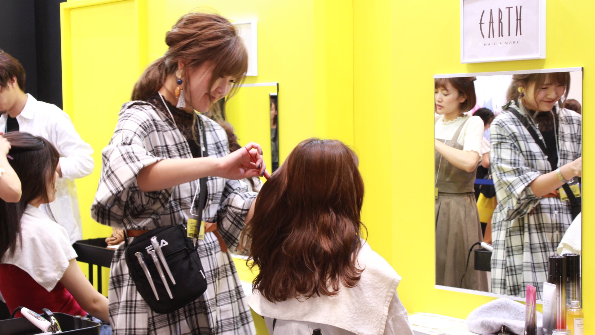 HAIR&MAKE EARTH on Twitter "昨日10/8(祝)、東京国際フォーラムで行われた「Super! C CHANNEL