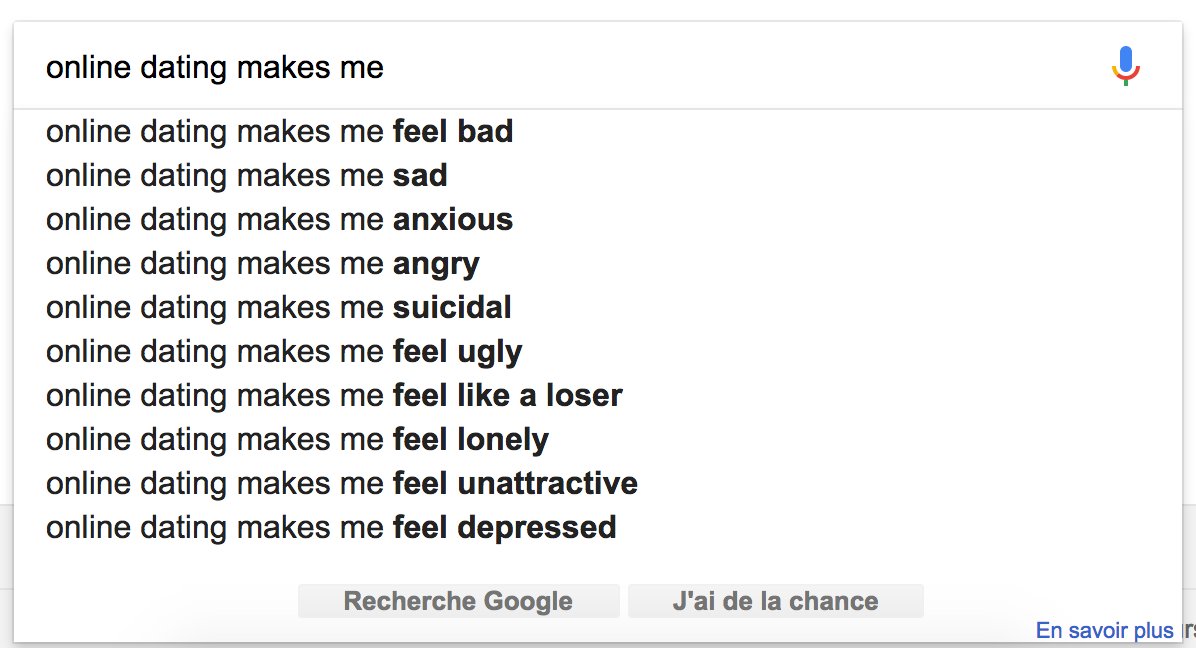 Online dating made me feel ugly