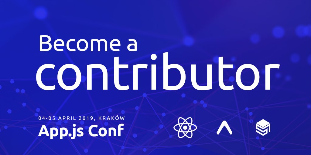App.js Conf 🗓️ 27-29 May 2026 tweet media
